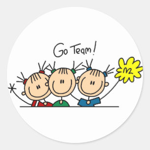 Los geht's Team Cheer Sticker