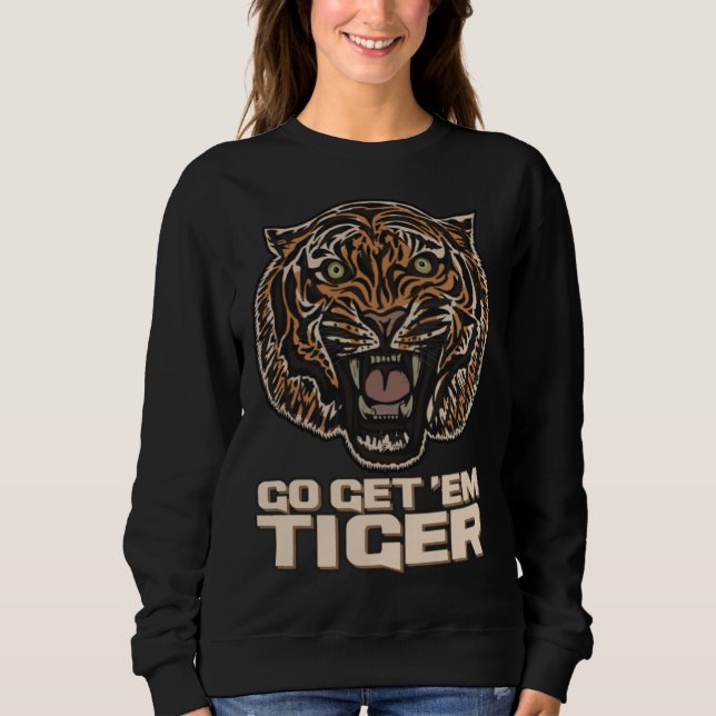 Los Geht's Tiger Sweatshirt (Vorderseite)