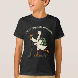 Los geht's, um die Emotionen der lustigen Gans zu T-Shirt
