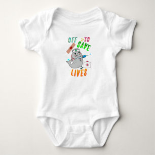 Los geht's, um Leben zu retten Baby Strampler