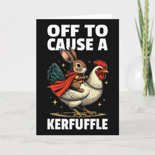 Los geht's, um lustige Meme-Hasen-Ostern E zu veru Karte