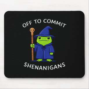 Los geht's, um Schabernack zu treiben Zauberfrosch Mousepad