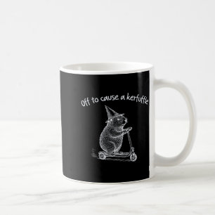 Los geht's, um Wirbel zu verursachen Lustiger Hams Kaffeetasse