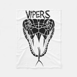 Los geht's Vipers Footll Verkauf Sketll Cheer Team Fleecedecke