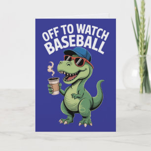 Los geht's zum Baseball-Dinosaurier-Karten schauen Karte