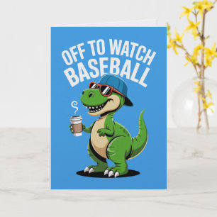 Los geht's zur Baseball-Dinosaurierkarte Karte