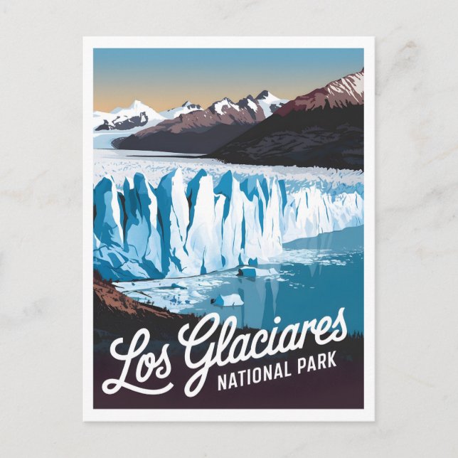 Los Glaciares Nationalpark Postkarte (Vorderseite)