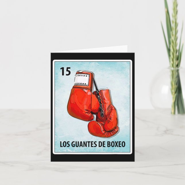 Los Guantes De Boxeo Mexicain Gants De Boxe Cartes (Devant)