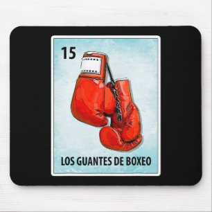 Los Guantes De Boxeo Mexikanische Boxhandkarten Mousepad