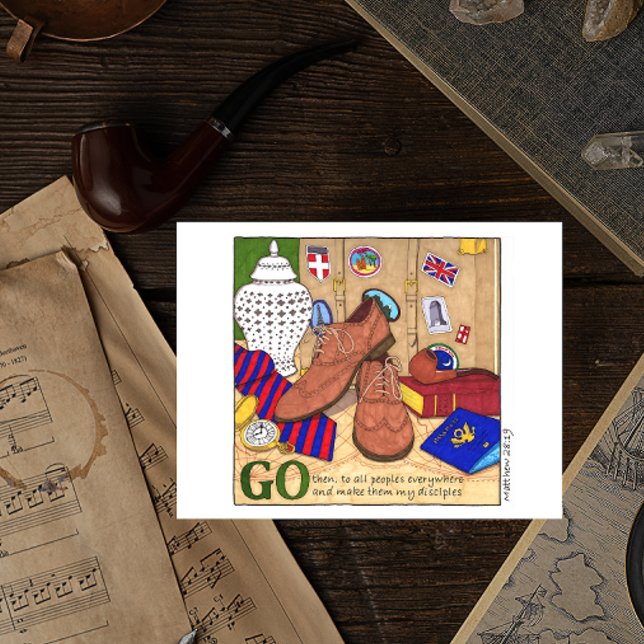 Los! Inspirationspostkarte Postkarte (Von Creator hochgeladen)