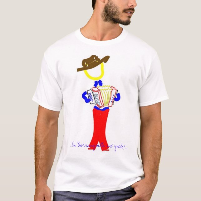 Los mandamientos Del Barranquillero: T-Shirt (Vorderseite)
