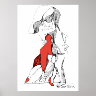Los Mareados in Red Tango Poster