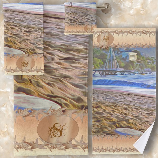 Los Muertos Beach 786 Badhandtuch Set (Von Creator hochgeladen)