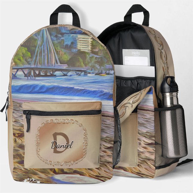 Los Muertos Beach 786 Bedruckter Rucksack (Von Creator hochgeladen)