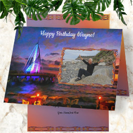 Los Muertos Pier Birthday 1182 Karte