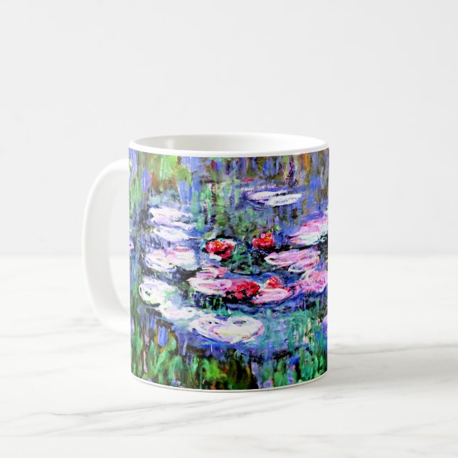 Los Nenufares von Monet Kaffeetasse (Vorderseite Links)