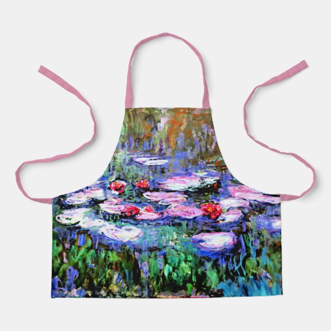 Los Nenufares von Monet Schürze (Vorderseite)