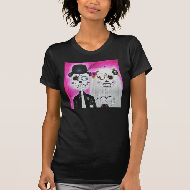 Los Novios Calaca T-Shirt (Vorderseite)