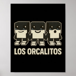 Los Orcalitos - Lustige italienische Brainrot-Kind Poster
