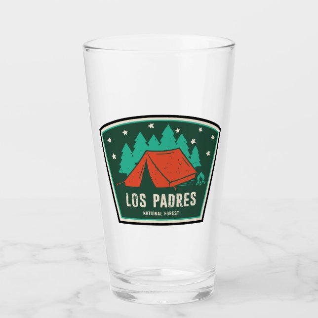 Los Padres National Forest California Camping Glas (Vorderseite)