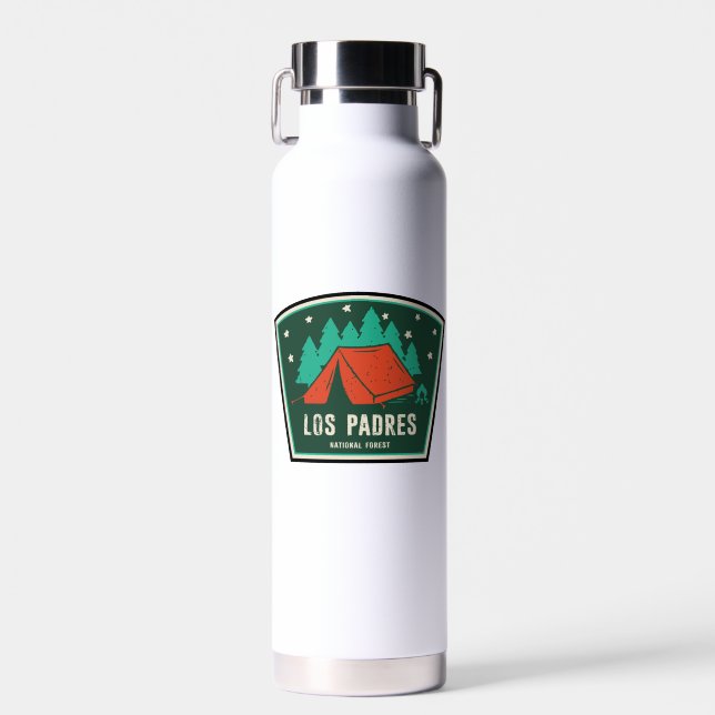 Los Padres National Forest California Camping Trinkflasche (Vorne)