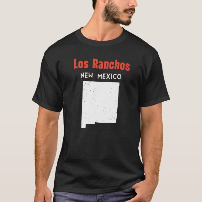 Los Ranchos de Albuquerque USA State America Trave T-Shirt (Vorderseite)