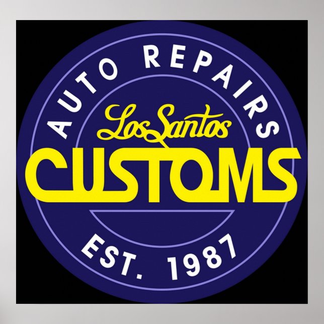 Los Santos Customs Poster (Vorne)