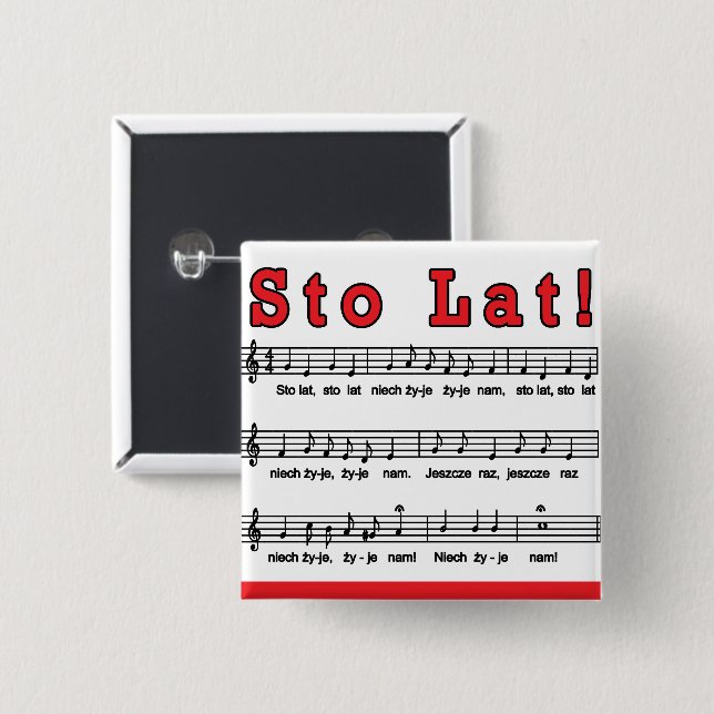 Los! Song Button (Vorne & Hinten)