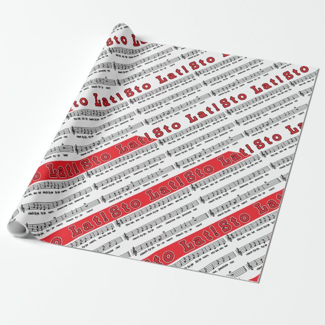 Los! Song Geschenkpapier (Ungerollt)