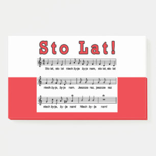 Los! Song Post-it Klebezettel