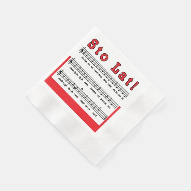 Los! Song Serviette (Ecke)