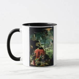 Los und seine Töchter (Öl auf Platte) Tasse