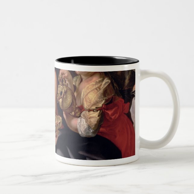 Los und seine Töchter Zweifarbige Tasse (Rechts)
