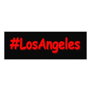 "#LosAngeles" Niedliches Design. Jetzt kaufen Fotodruck