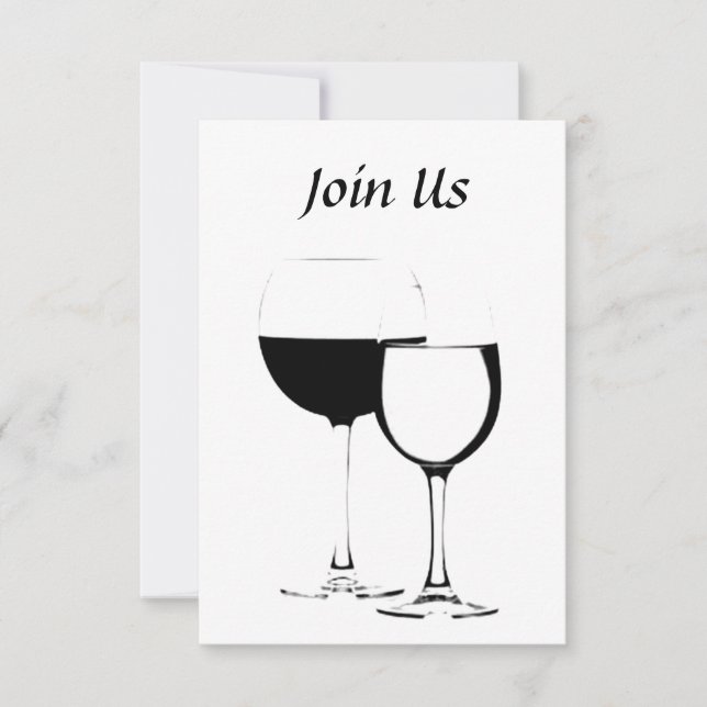 *LÖSCHE GETRÄNKE EINIGE WEINE* COOLE EINLAGE EINLADUNG (Vorderseite)