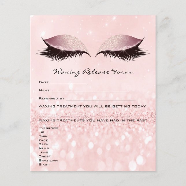 Löschen der Depilabilität - Freistellungsformular  Flyer (Vorne)