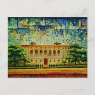 Löschen der öffentlichen Bibliothek - Postkarte