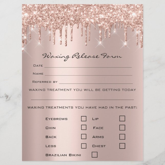 Löschen der Rose für die Freigabe von Depilationen Flyer (Vorne)