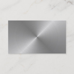 Löschen Sie gebürstete Metallentwurfs-Visitenkar Visitenkarte