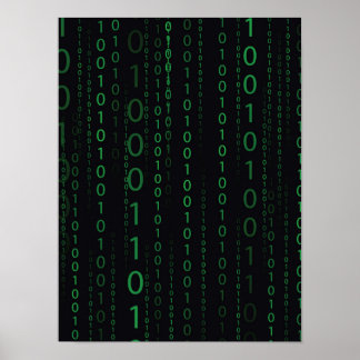 Löschen von Binärkode Poster