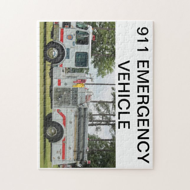 Löschfahrzeug-Puzzlespiel (Vertikal)