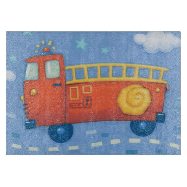 Löschfahrzeug Schneidebrett (Vorderseite)