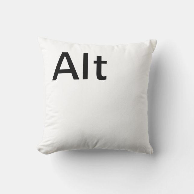 Löschungs-Kissen Ctrl Alt Kissen (Vorderseite)