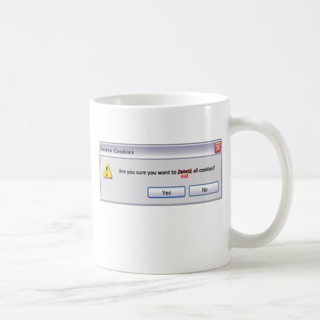 Löschungs-Plätzchen Kaffeetasse (Rechts)