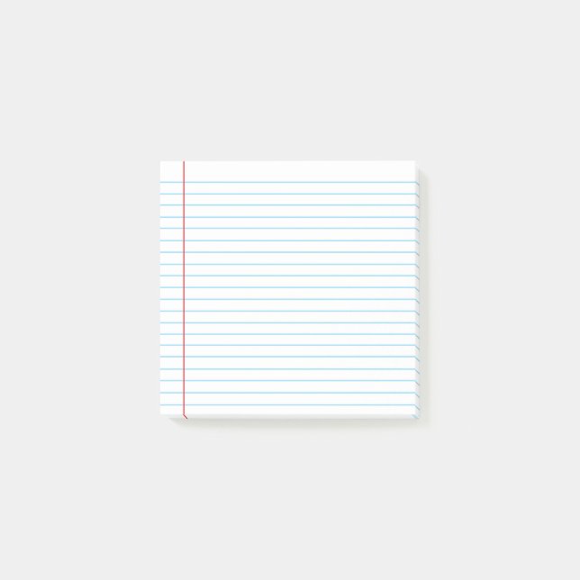 Lose-Blatt-Papier-Haftnotizen Post-it Klebezettel (Vorderseite)
