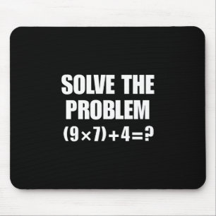 Löse das Problem 67 Meme Sechs Sieben Elementar Ma Mousepad