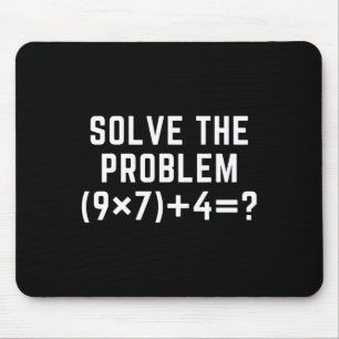 Löse das Problem 67 Meme Six Seven Mathelehrer E Mousepad