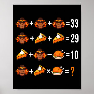 Löse das Problem Lustig 67 Meme Brainrot Mathe-Leh Poster
