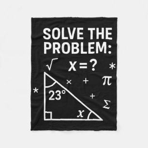 Löse das Problem Lustiger Mathe 67 Meme Lehrer Sch Fleecedecke