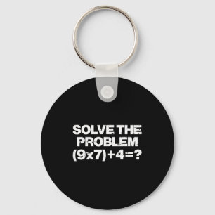 Löse das Problem Mathe 67 Meme 6 7 Kostüm Kinder J Schlüsselanhänger